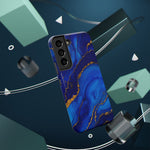 Blue Gold Marble Phone Case  Shamo's