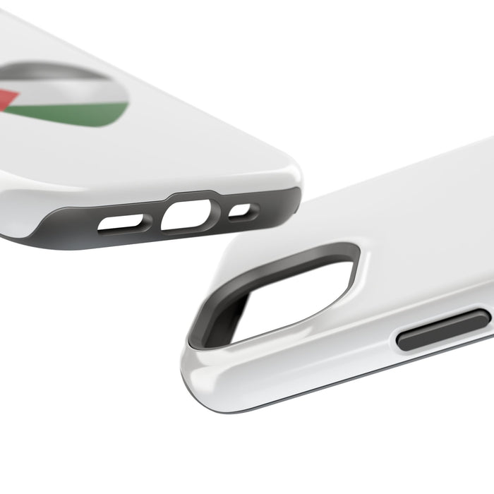 MagSafe Tough Cases with Palestinian flag in heart shape
