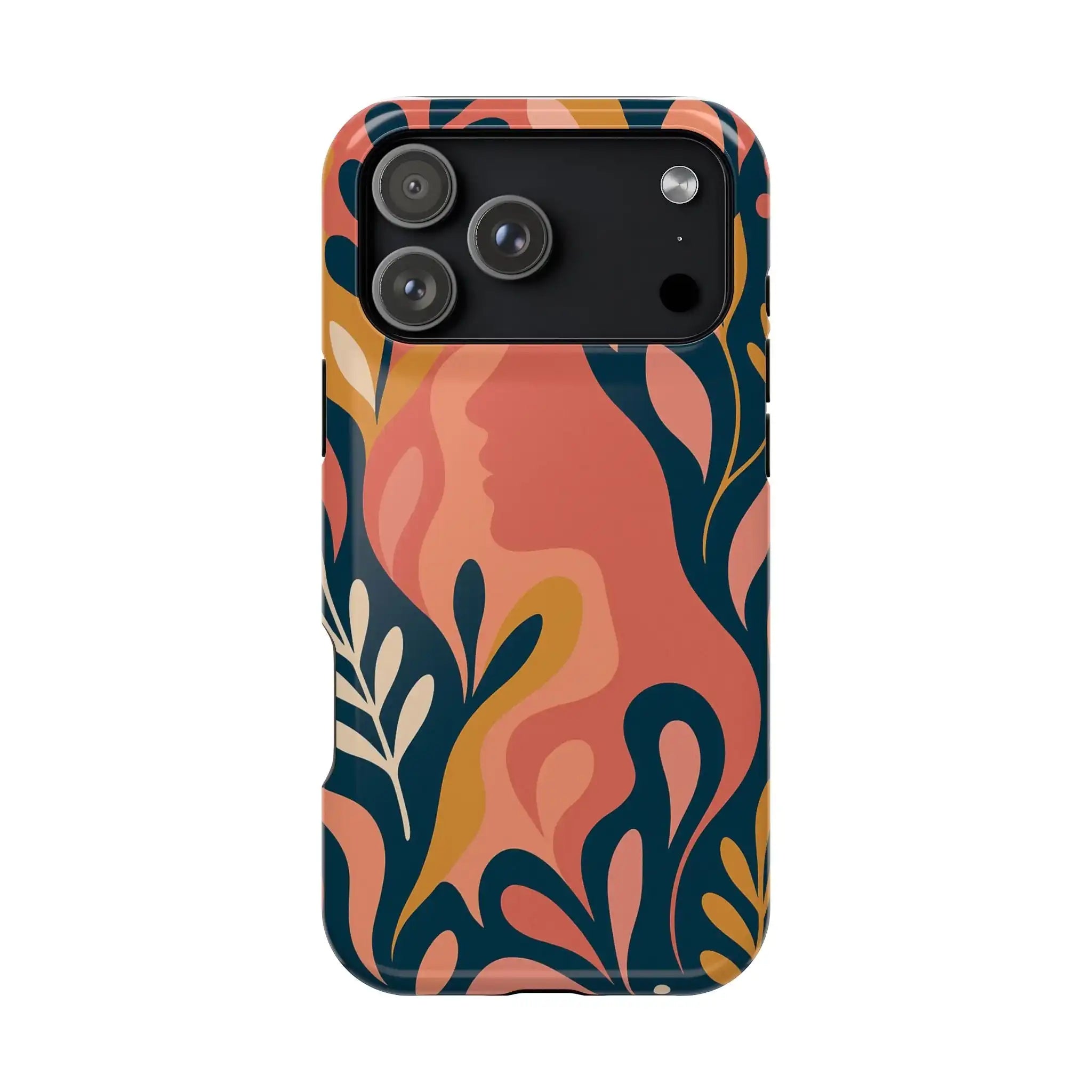 Floral Feminine Abstract MagSafe Impact-Resistant iPhone Case  Shamo's iPhone 17 Pro Max / Glossy