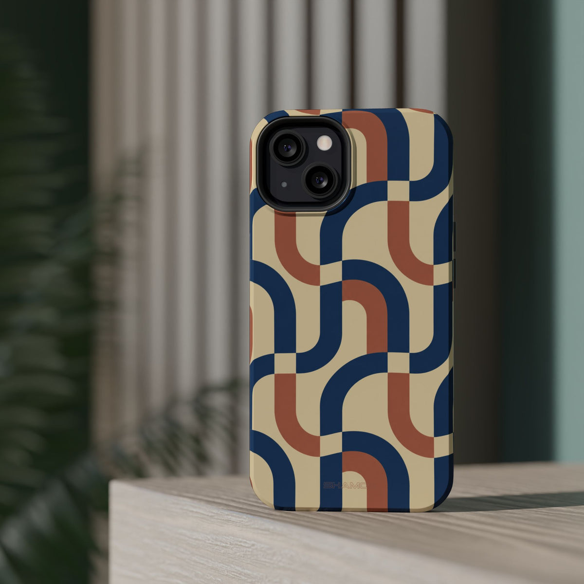 Mod Ribbon – Retro Geometric MagSafe Phone Case