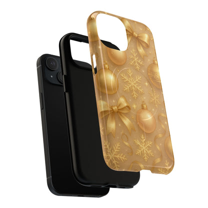 Holiday Gold Ornament iPhone Case | Compatible with MagSafe - Shamo's
