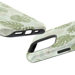 Tropical Monstera Phone Case, Impact-Resistant Magnetic iPhone Cover with MagSafe Compatibility