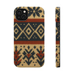 Nordic Knit Pattern MagSafe Impact-Resistant iPhone Case  Shamo's iPhone 14 Plus / Matte