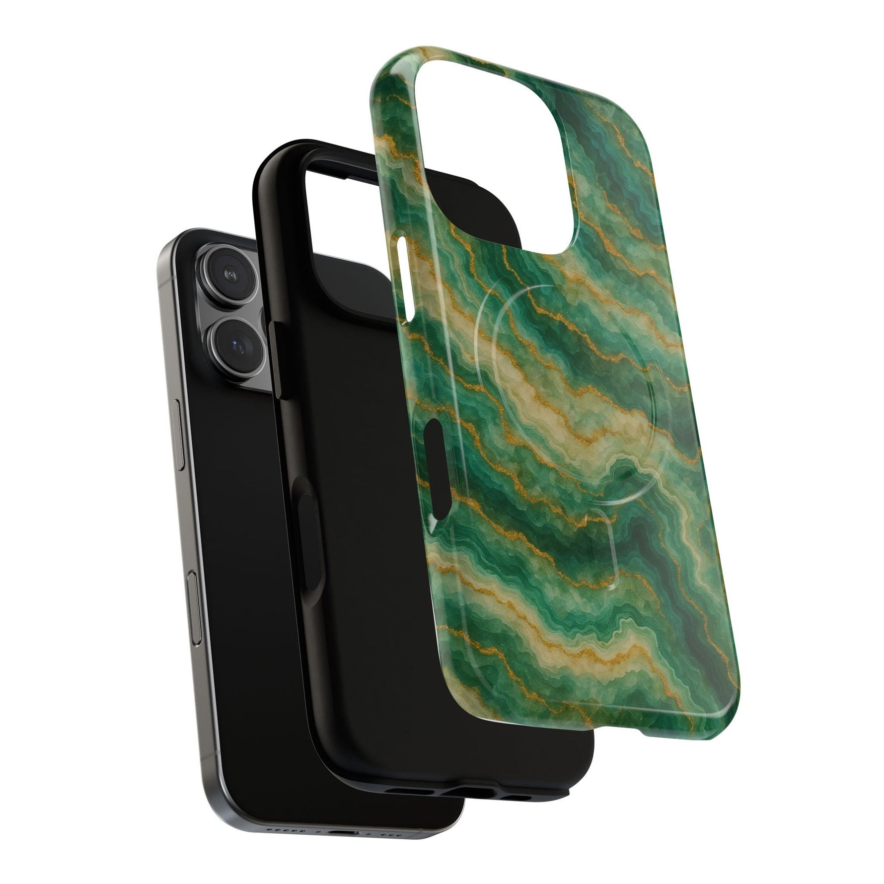 Green Marble iPhone Case with MagSafe  Shamo's