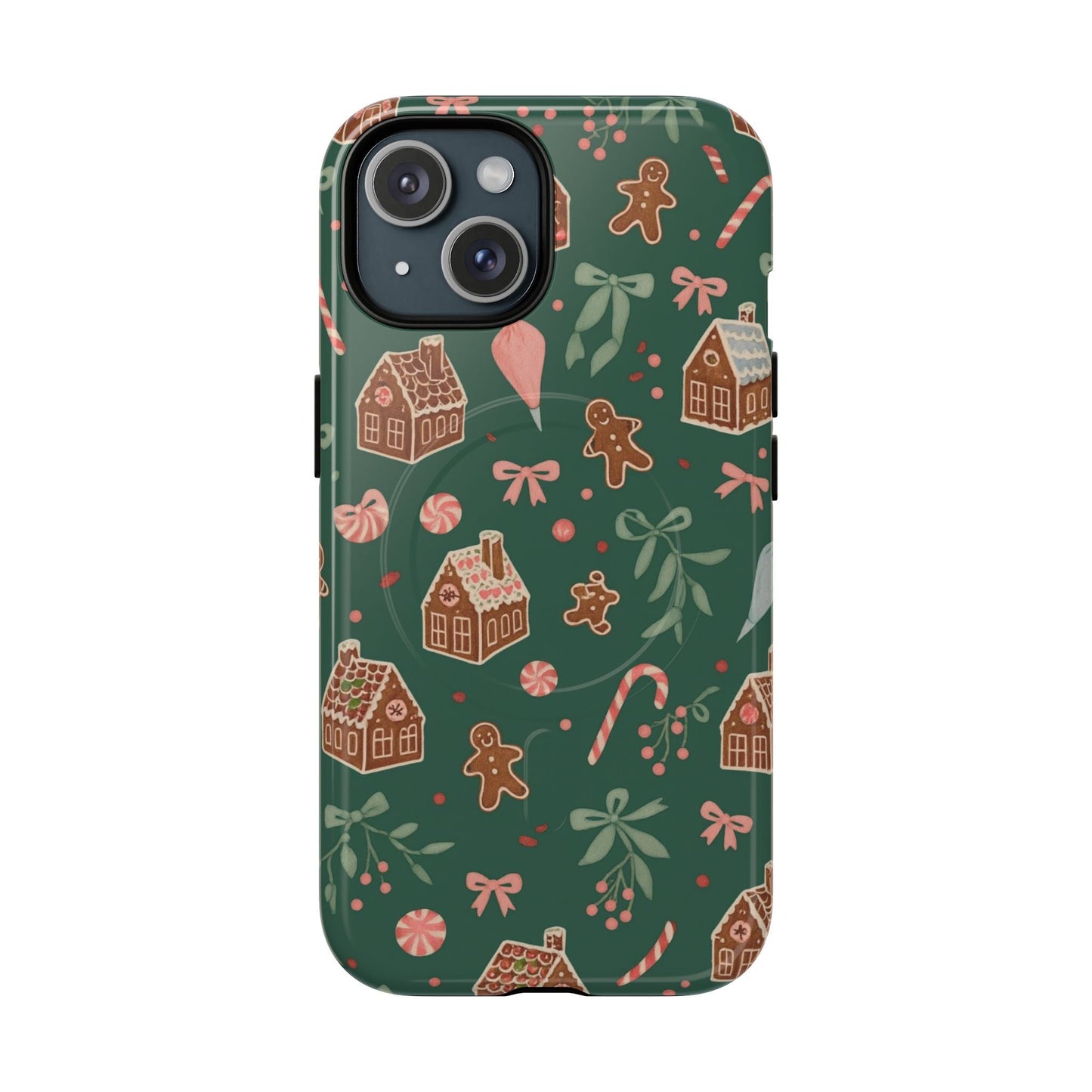 Holiday Gingerbread iPhone Case | MagSafe  Shamo's iPhone 15 / Glossy