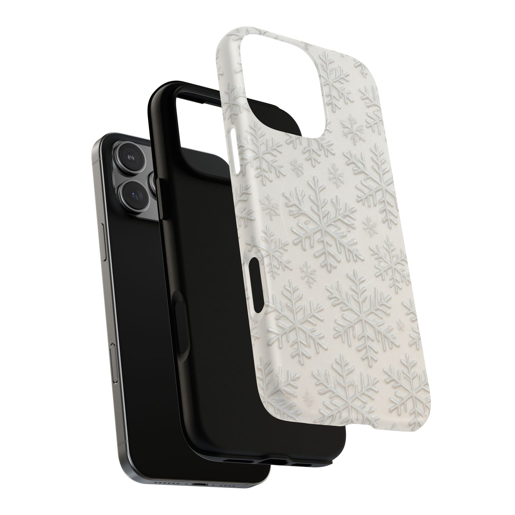 Snowflake Texture iPhone Case compatible with MagSafe  Shamo's