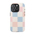 Pastel Checkerboard Pattern iPhone Cases - MagSafe - Shamo's