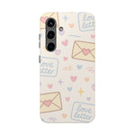 Pastel Love Letter Hearts Impact Phone Case  Shamo's Samsung Galaxy S24