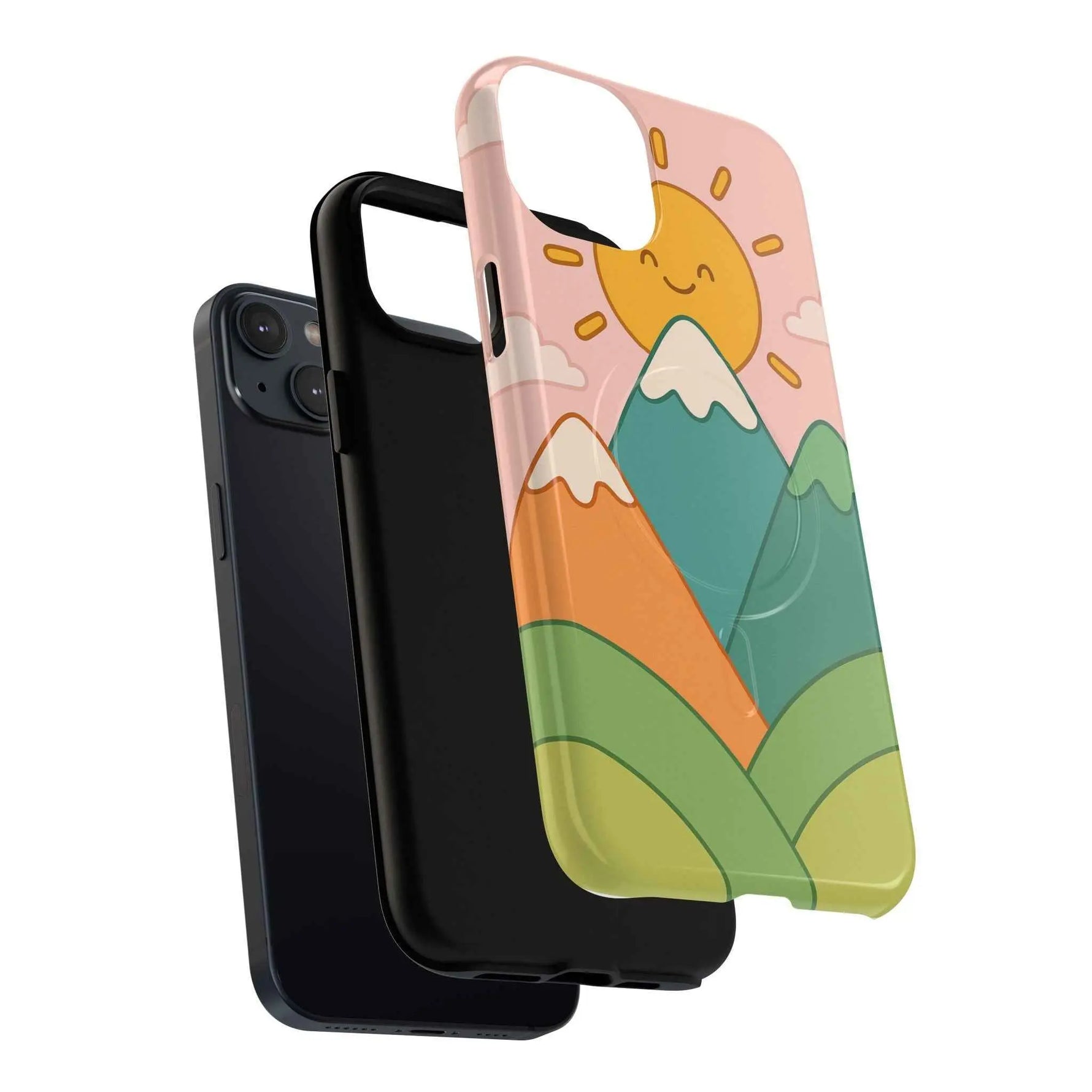 Mountain Sunrise Phone Case - Tough MagSafe Magnetic Design