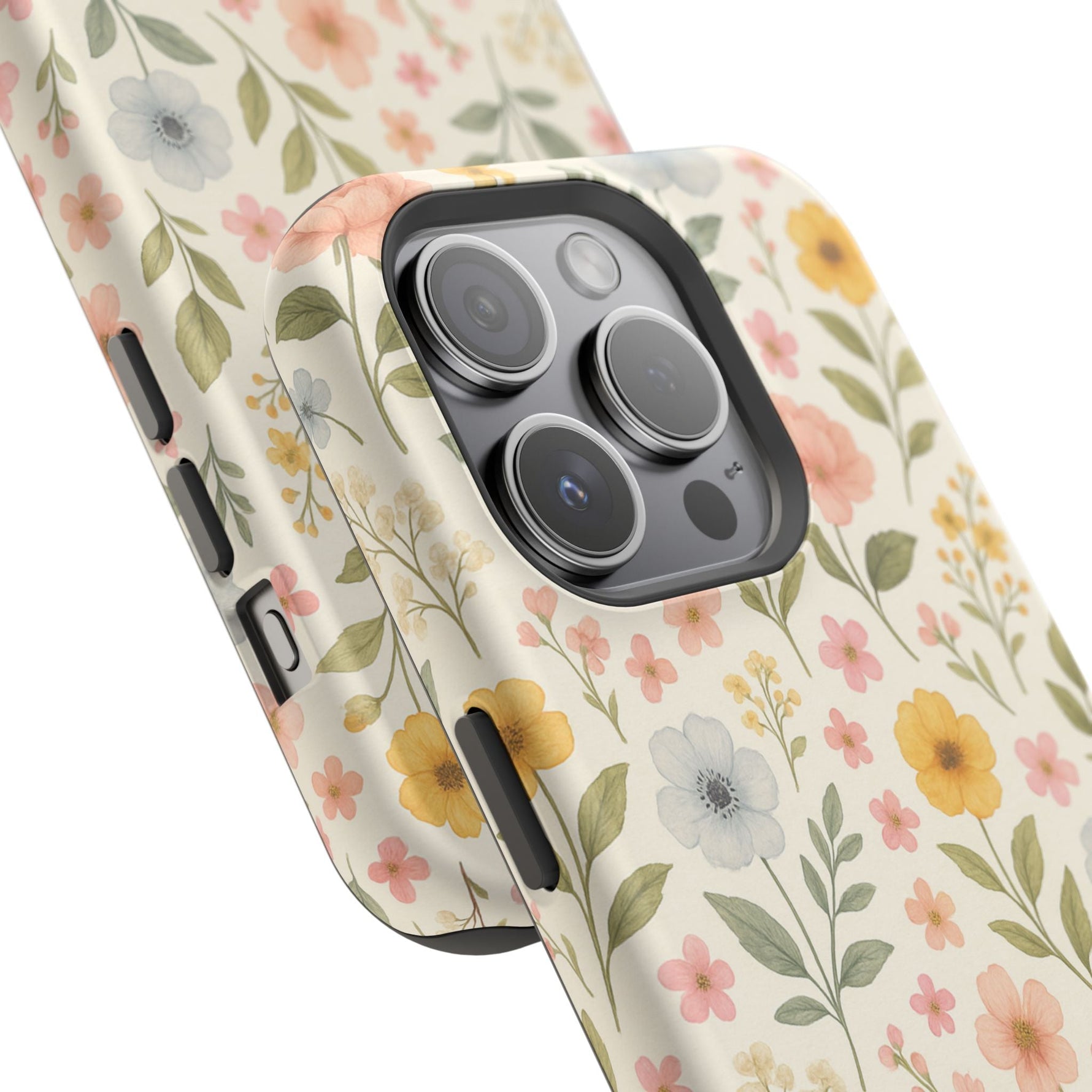 Floral Garden Impact iPhone Case with MagSafe compatibility  Shamo's