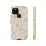 Neutral Pebble Pattern Tough iPhone Case - Shamo's