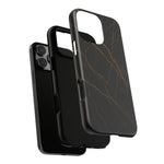Black Marble Tough iPhone Case  Shamo's