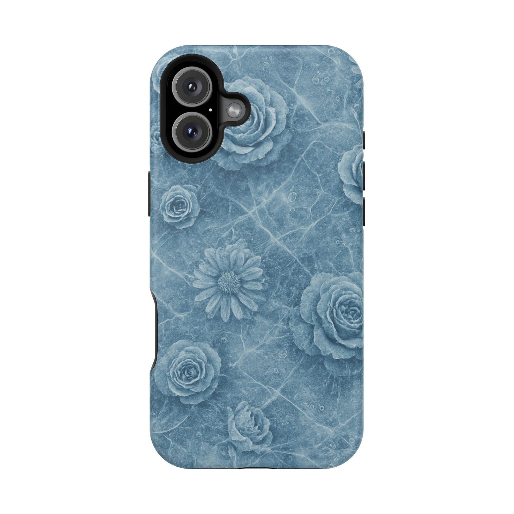 Frozen Flower Impact-Resistant iPhone Case — MagSafe Compatible  Shamo's iPhone 16 Plus / Matte