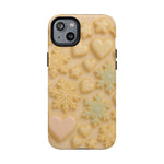 Heart & Snowflake Holiday iPhone Case — compatible with MagSafe - Shamo's