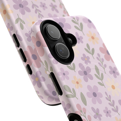 Floral Magnetic | Compatible with MagSafe Phone Case - Stylish and Durable Protection
