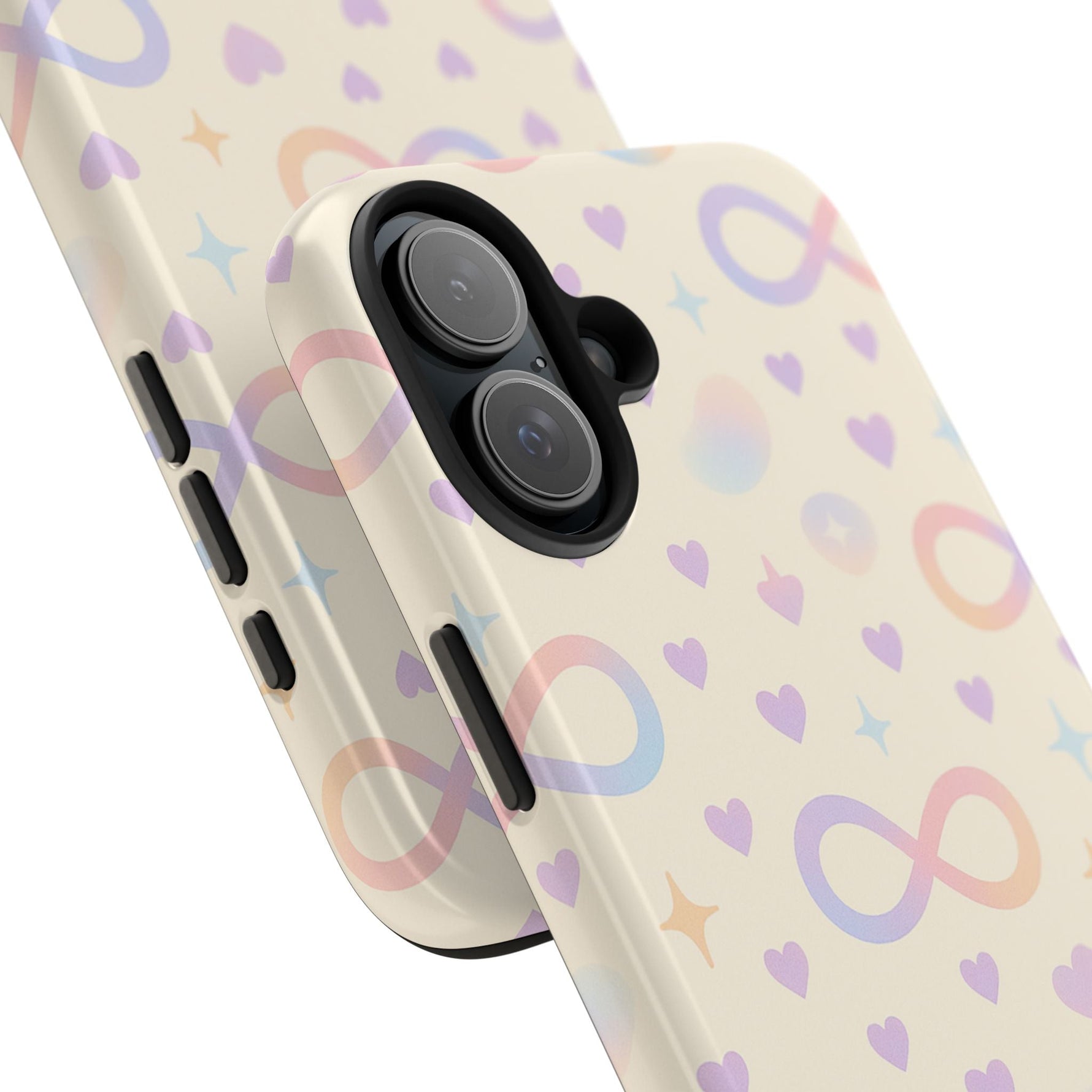 Infinity Pattern Tough Phone Case — Pastel Hearts & Stars  Shamo's