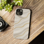Elegant Gold Wave Tough iPhone Case  Shamo's