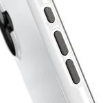 White Solid Color MagSafe Compatible Impact-Resistant Phone Case
