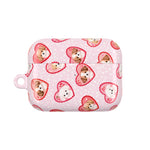 Puppy Hearts AirPod Case, Pink Valentine Pet Pattern