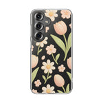 Floral Impact-Resistant Clear iPhone Case - Shamo's