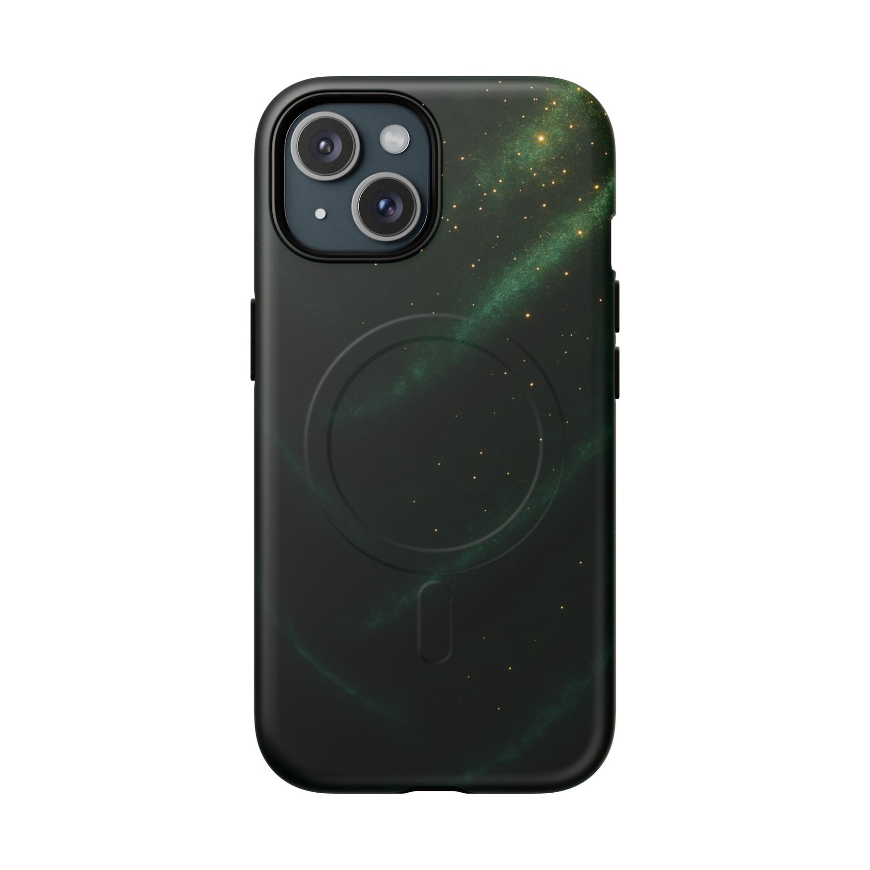 Luxury Series Emerald Galaxy iPhone Case with MagSafe - Shamo's