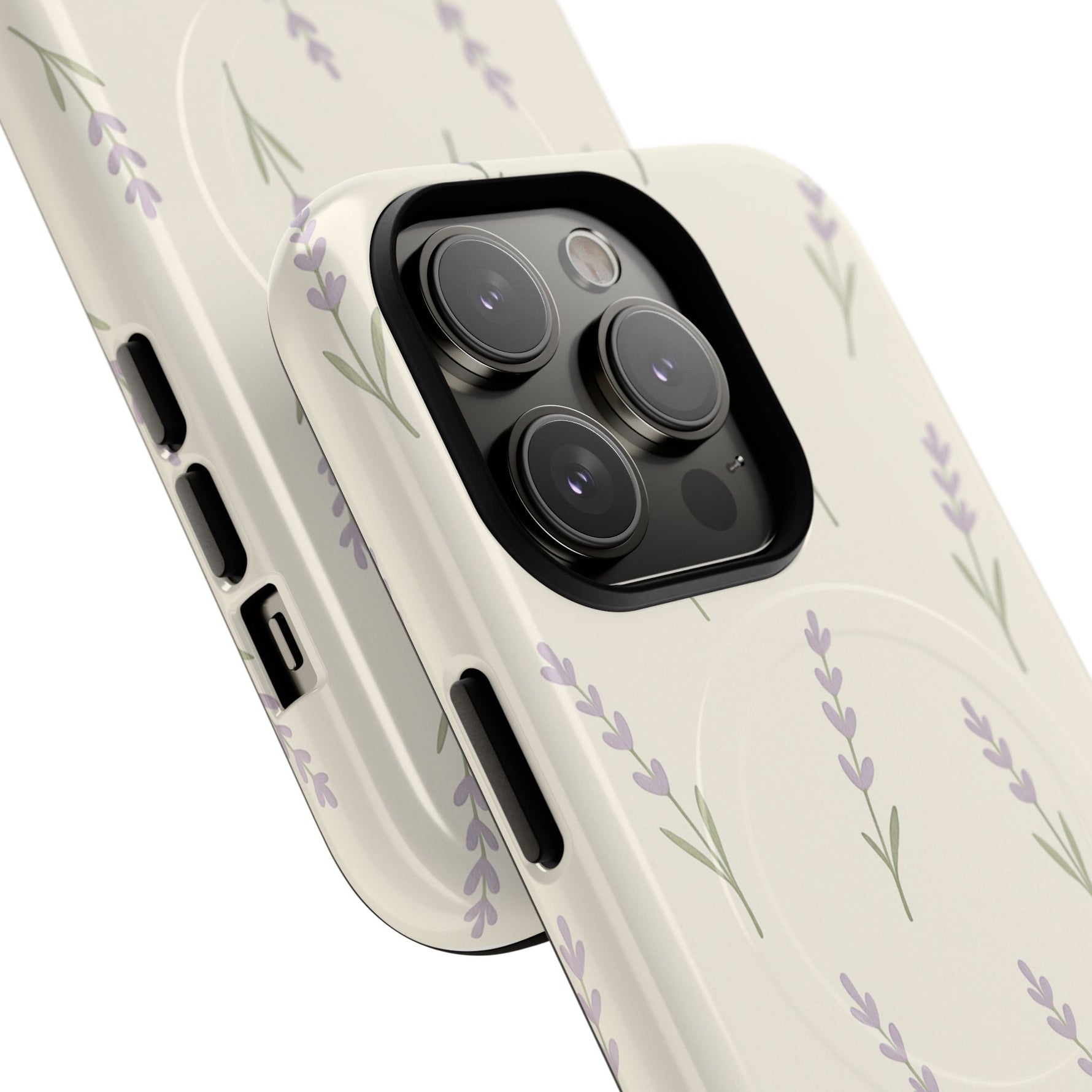 Lavender Minimal Bloom iPhone Case with MagSafe - Shamo's