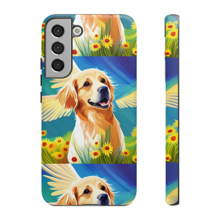 Tough Cases Golden Retriever with Wings Phone case