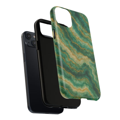 Green Marble iPhone Case with MagSafe