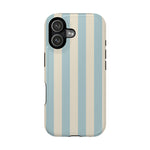 Blue Strips Pattern iPhone Case Compatible with MagSafe - Shamo's