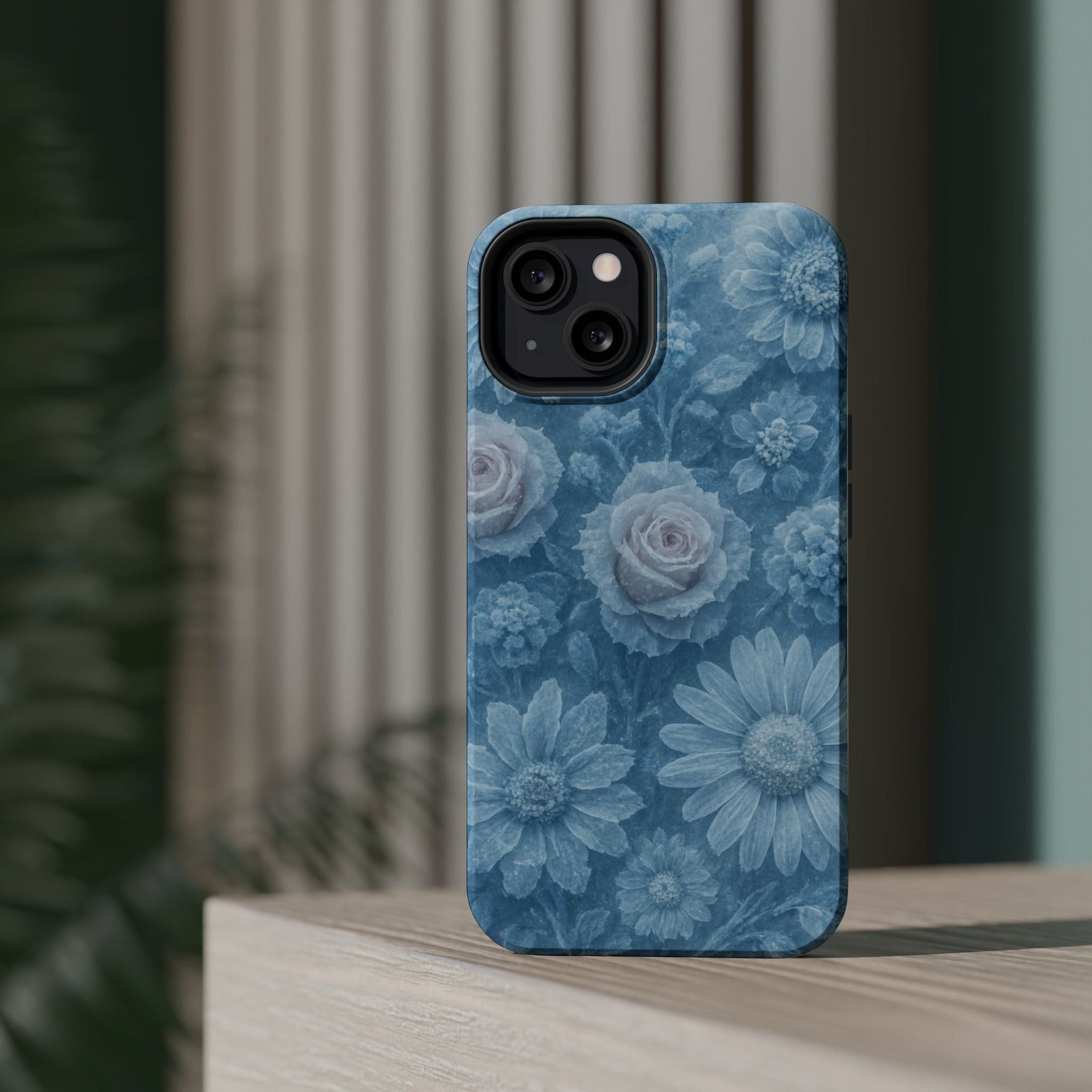 Frozen Beauty Floral Rose iPhone Case | MagSafe compatible  Shamo's
