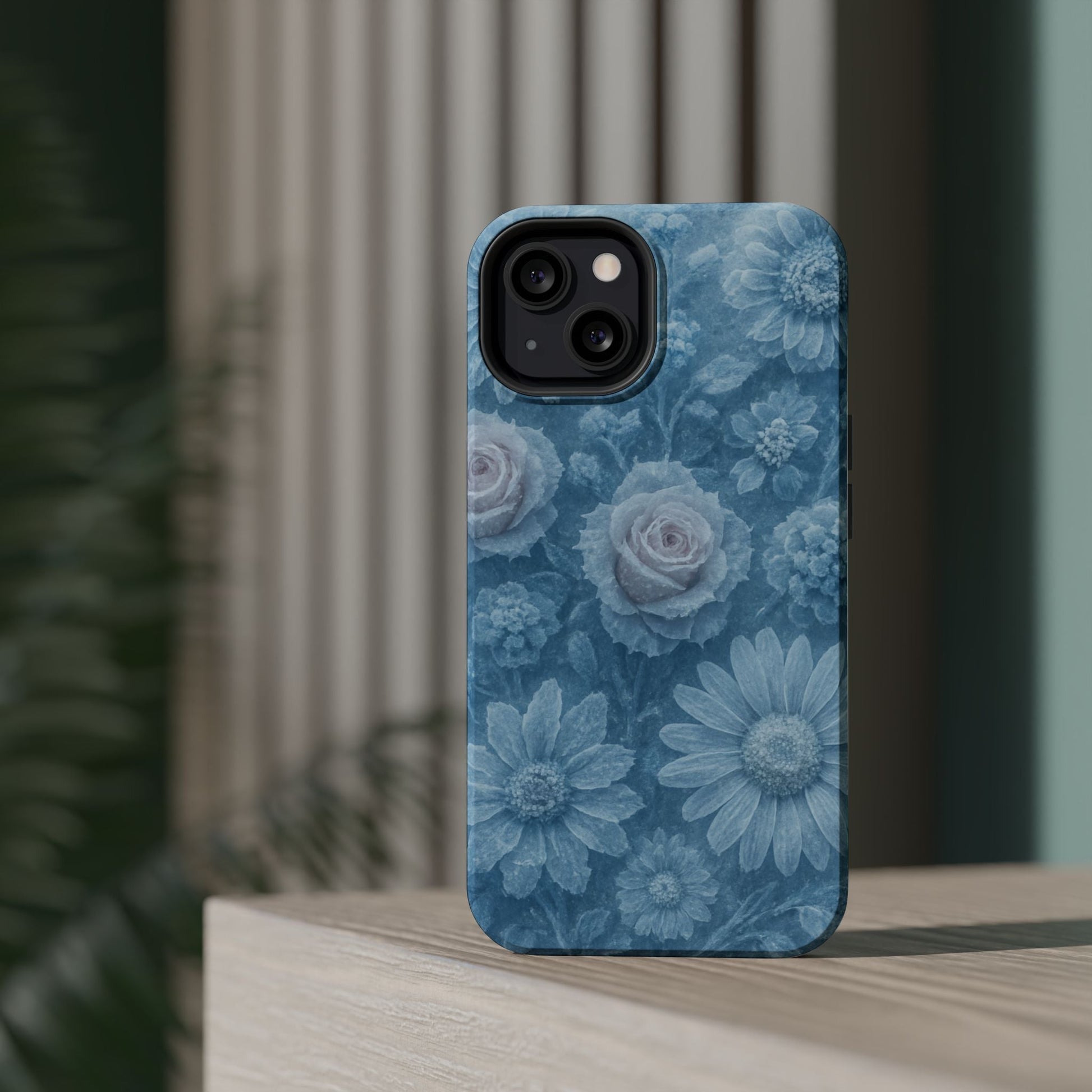 Frozen Beauty Floral Rose iPhone Case | MagSafe compatible  Shamo's