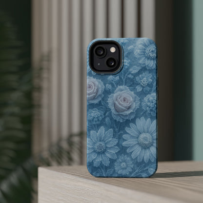 Frozen Beauty Floral Rose iPhone Case | MagSafe compatible  Shamo's