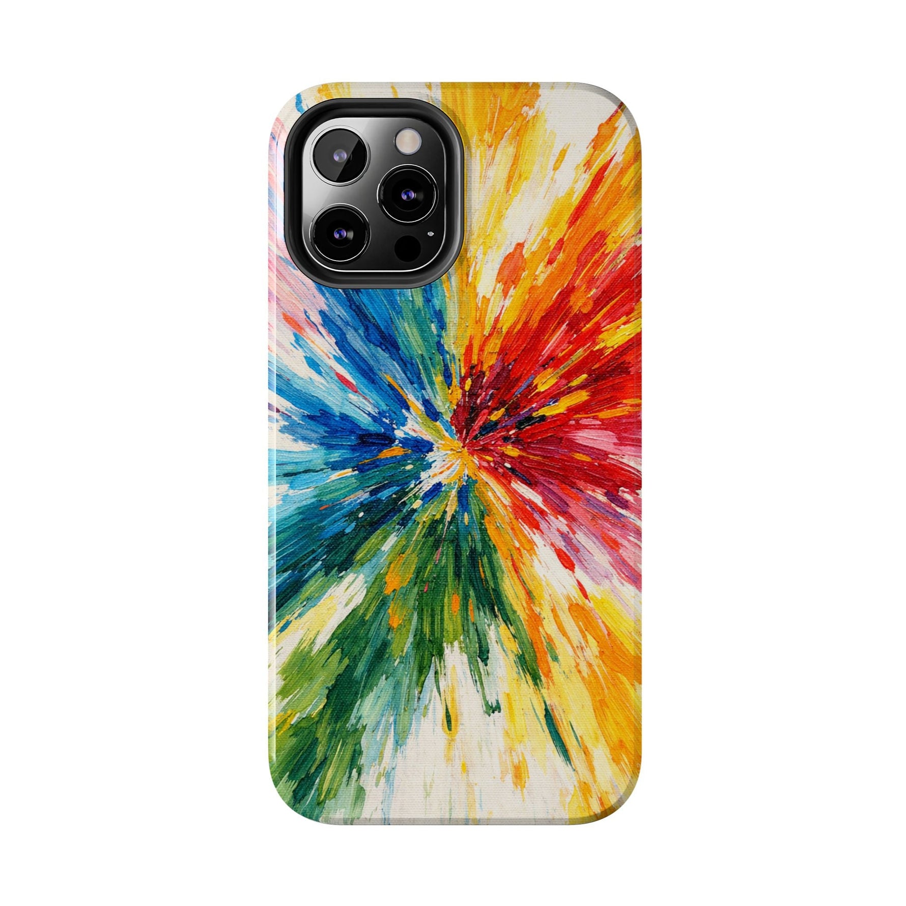 Vibrant Abstract Paint Explosion Impact Phone Case  Shamo's