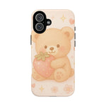 Strawberry Teddy iPhone Case with MagSafe - Shamo's
