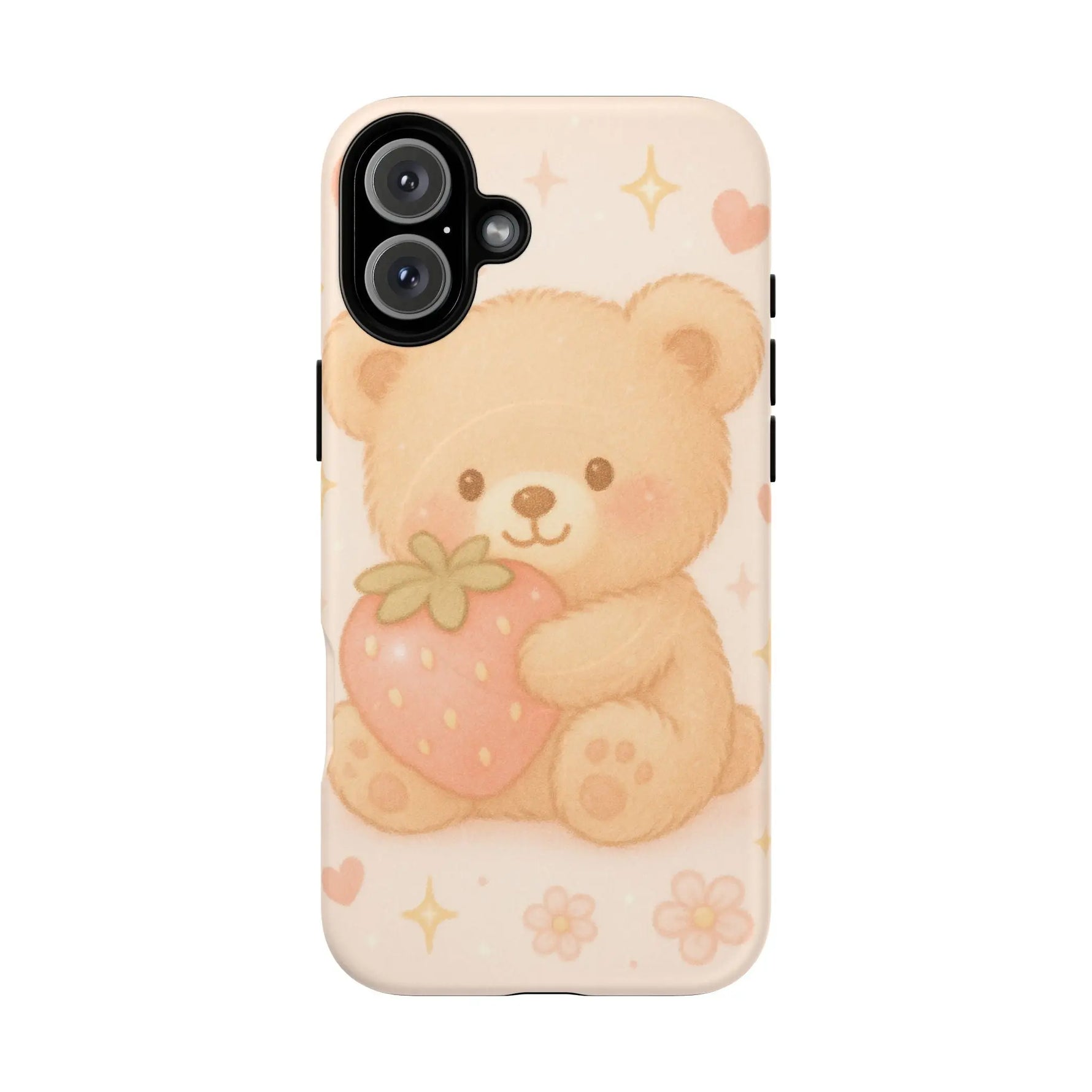 Strawberry Teddy iPhone Case with MagSafe - Shamo's