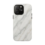 Classic White Marble iPhone Case with MagSafe - Shamo's