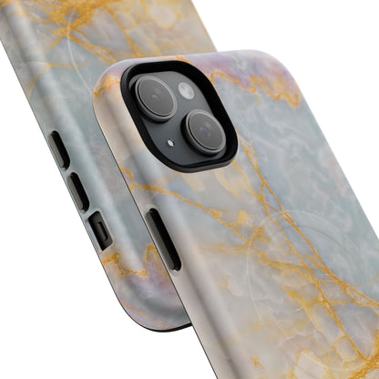 Marble Gold Vein iPhone Case (MagSafe Compatible)