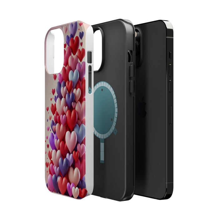 Shamo's Phone Case | MagSafe Compatible | Love Hearts Theme for iPhone 17 and more