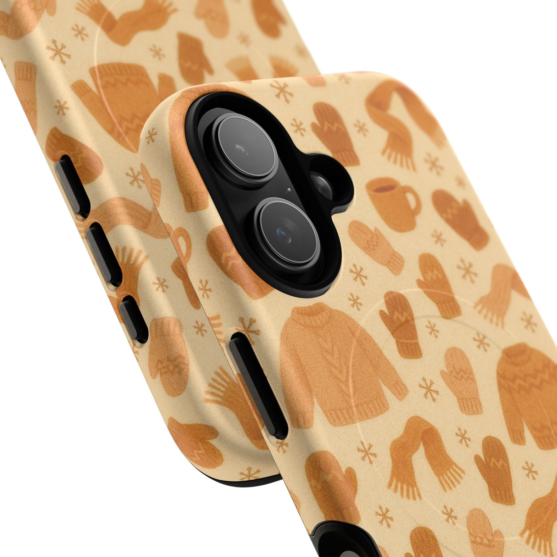 Cozy Winter Sweaters Holidays iPhone Case — Warm Knit Pattern with MagSafe  Shamo's