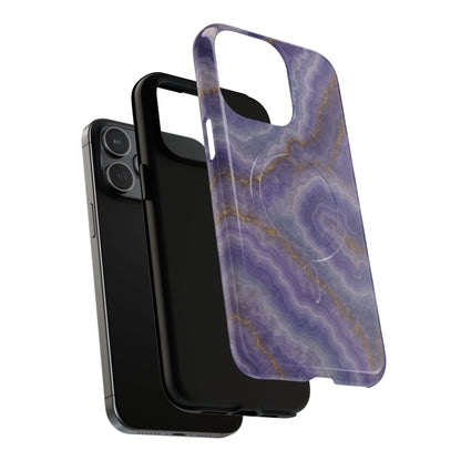 Purple Agate Marble iPhone Case with MagSafe - Shamo's