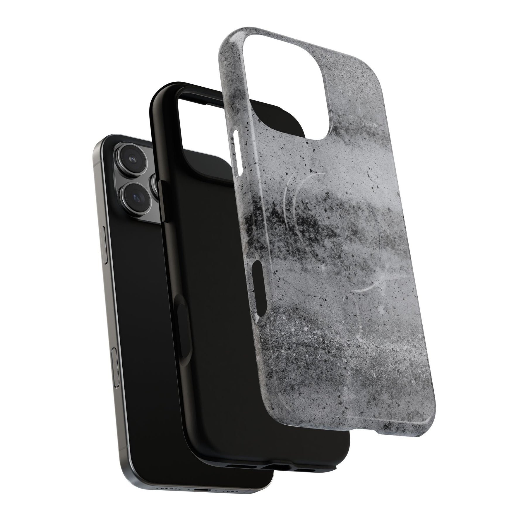 Magnetic iPhone Case - Concrete Pattern with Magsafe Compatibility  Shamo's
