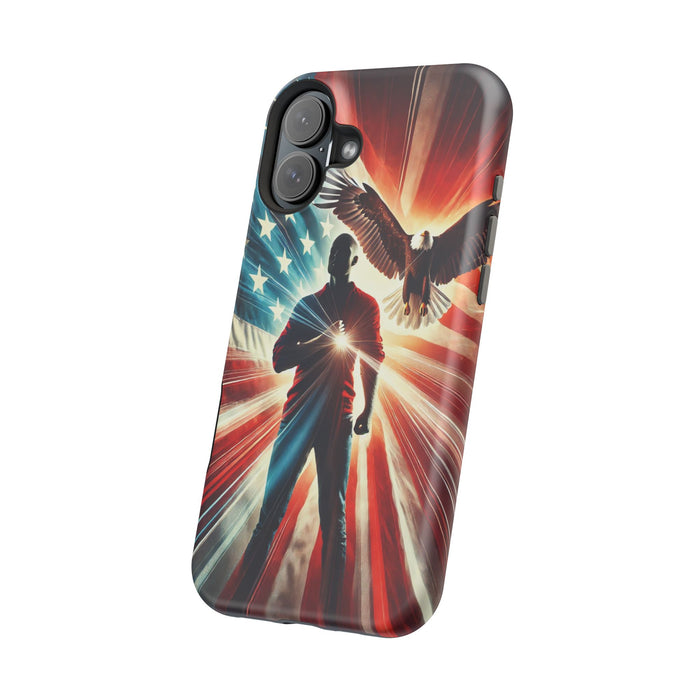 Magnetic Tough Phone Case with MagSafe Compatibility - Proud American Design Edition