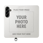 Personalized Flip Wallet Phone Case – Custom Photo & Text Wallet Cover