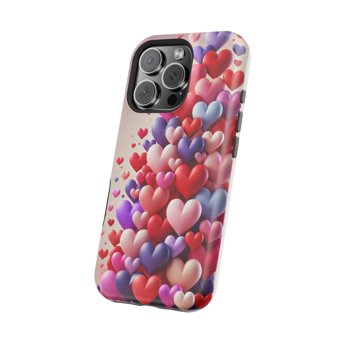 Shamo's Phone Case | MagSafe Compatible | Love Hearts Theme