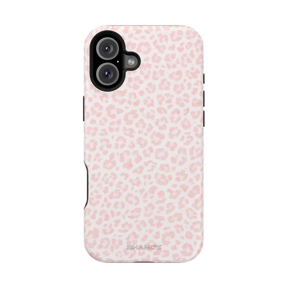 Pink Leopard Impact-Resistant iPhone Case | MagSafe