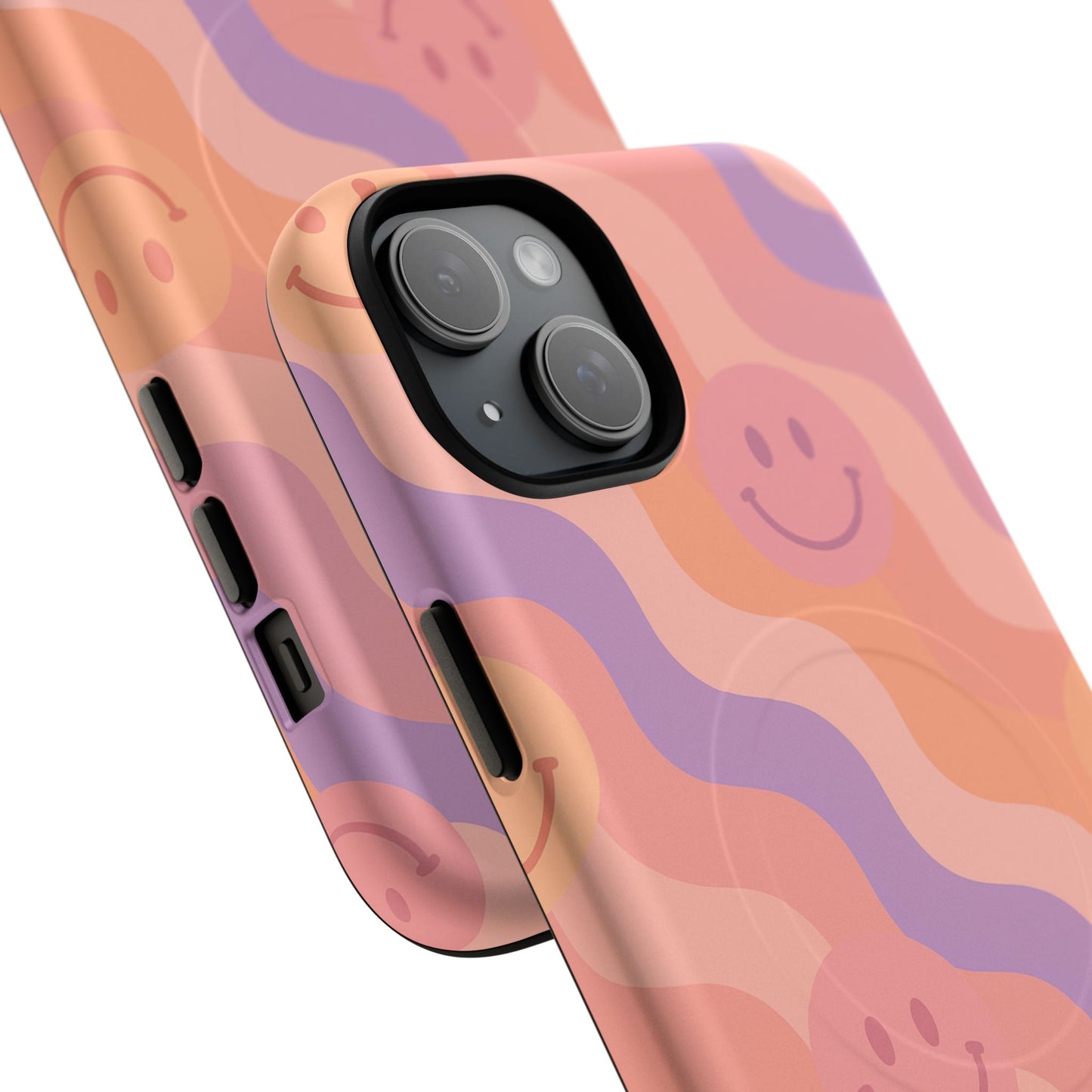 Groovy Smiley Faces Retro iPhone Case | MagSafe