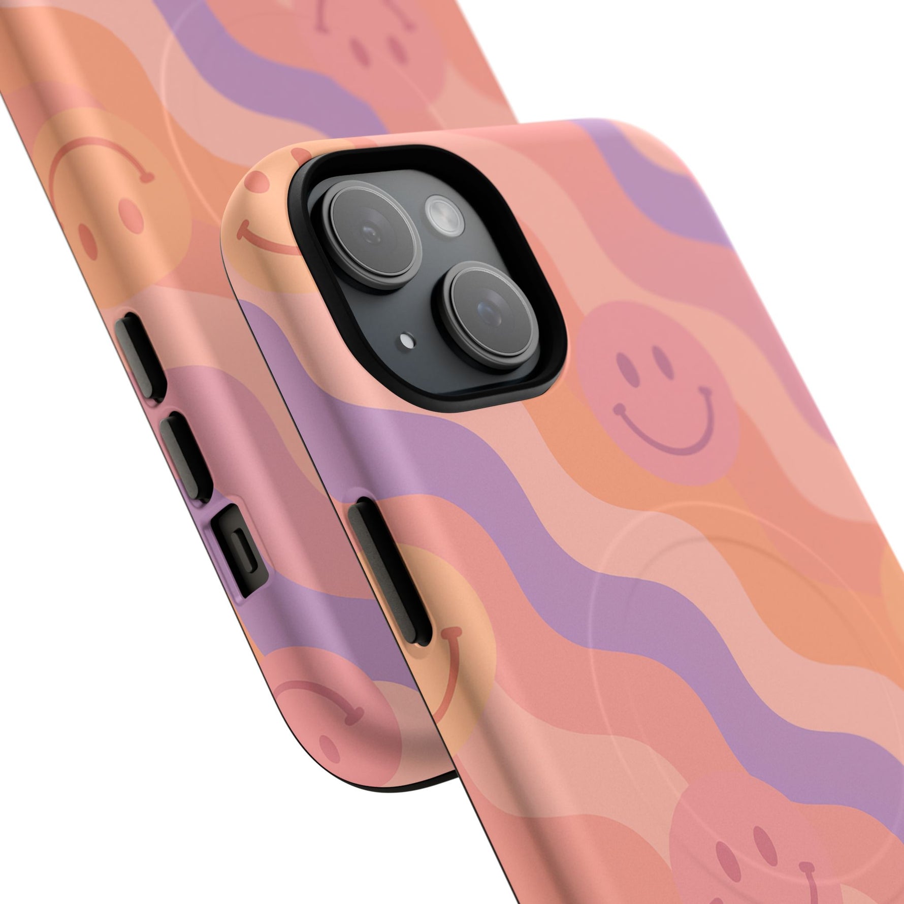 Groovy Smiley Faces Retro iPhone Case | MagSafe - Shamo's