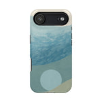 “Calm Over Chaos” Abstract Ocean Wave iPhone Case | MagSafe Compatible  Shamo's iPhone 17 Air / Glossy