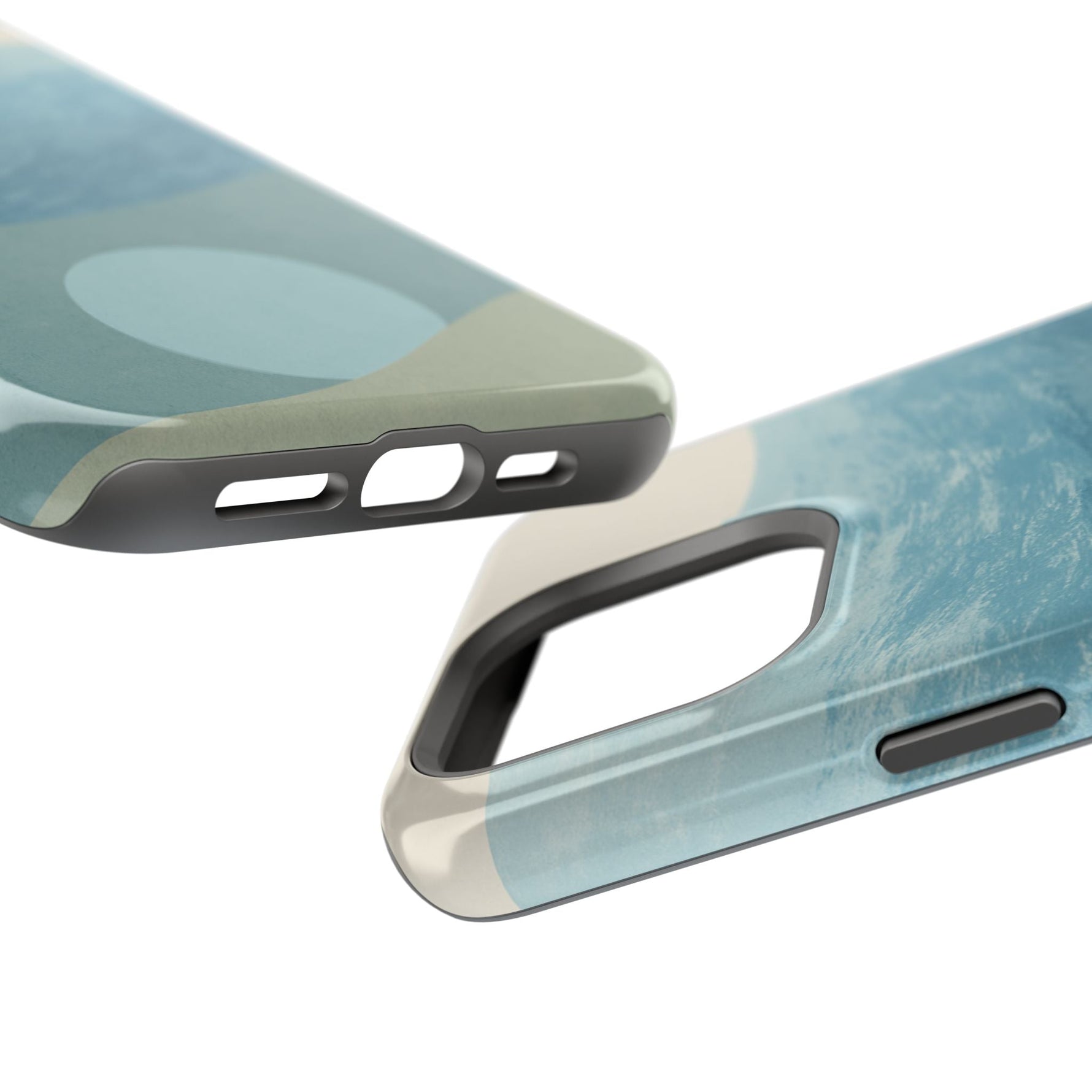 “Calm Over Chaos” Abstract Ocean Wave iPhone Case | MagSafe Compatible  Shamo's