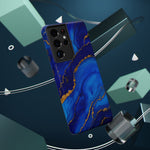 Blue Gold Marble Phone Case  Shamo's